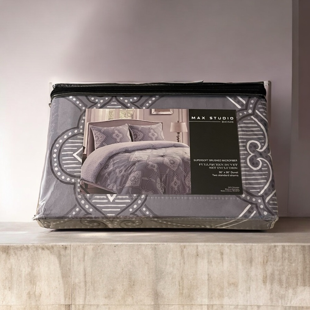 MAX STUDIO FULL/QUEEN DUVET COVER SET NEW